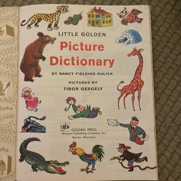 Vintage Little Golden Colorful PICTURE DICTIONARY-1979 - Picture 3 of 7